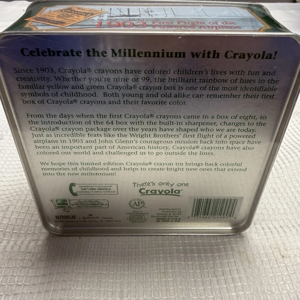 Lot 3 Sealed New Vintage Crayola Collectible‎ Tin Crayons 64 Ct Y2K Discontinued